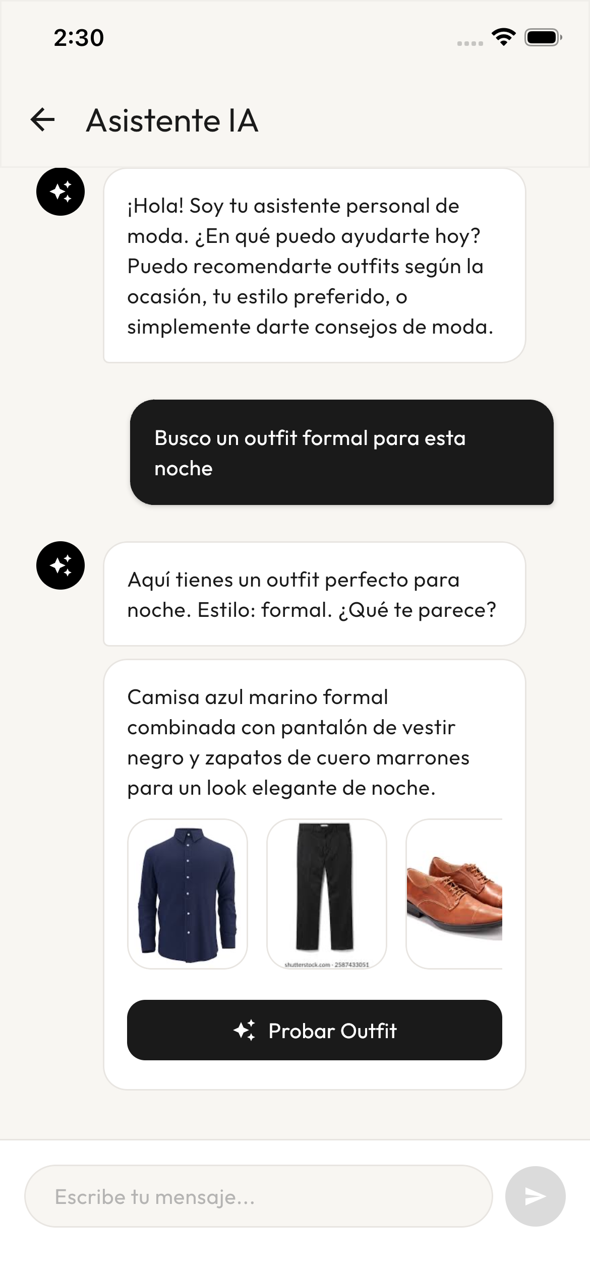 Vestite AI Assistant